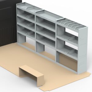 Fiat Ducato LWB Van Steel Racking HSK13.5.5