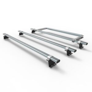 Ford Custom Roof Rack Bars Aero-Tech 3 bar system with rear roller (AT86+A30)