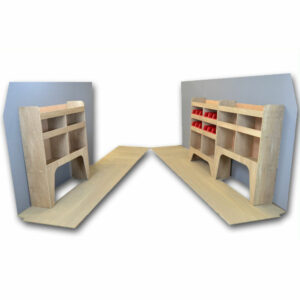 Peugeot Boxer Plywood Van Racking - Shelving Package - WRK1.1.4