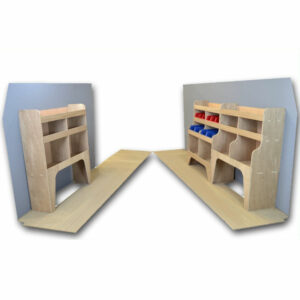 Vauxhall Vivaro Plywood Van Racking - Shelving Package (2001-2019 model vans) - WRK1.9.12