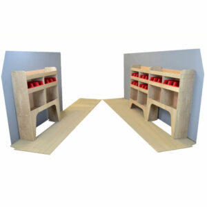 Vauxhall Vivaro Plywood Van Racking - Shelving Package (2001-2019 model vans) - WRK2.2.4