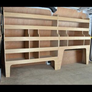 Ford Transit Custom Plywood Offside van racking / Shelving unit - WRK41.55