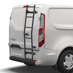 Ford Transit Custom rear door ladder on van