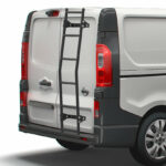 Nissan V300 rear door ladder on van