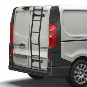 Renault trafic rear door ladder on van