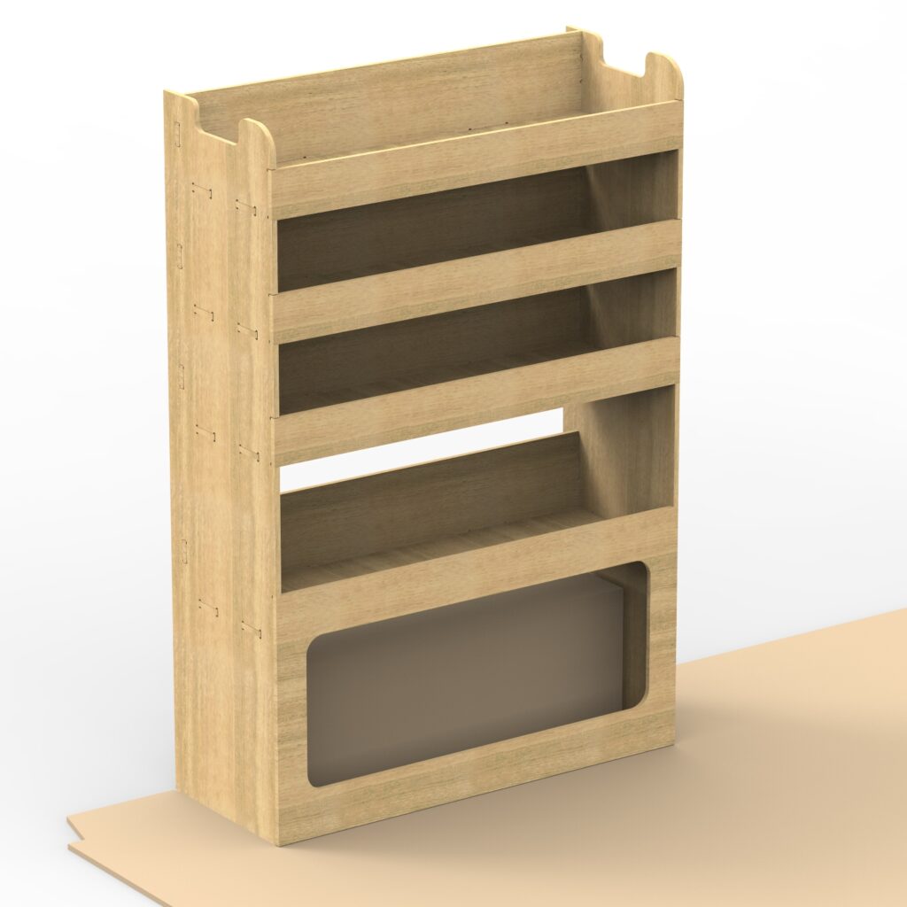 Master Auto Racking Controller Renault Master Plywood Van Racking 1.5m Tall Shelving Unit - HR3 ...