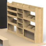 Iveco Daily LWB plywood van racking HRK1.7.3